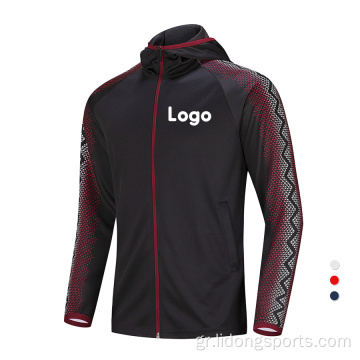 Χονδρικό μπλουζάκι Hoodies Sports Gym Mens κοστούμι τζόκινγκ